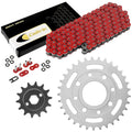 Red O-Ring Drive Chain & Sprockets Kit for Honda CB250 Nighthawk 250 1991-2008