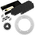 Black O-Ring Drive Chain & Sprockets Kit for Suzuki DR650SE 1996-2017