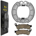 Front Brake Pads And Rear Brake Shoes for Honda Ps250 Big Ruckus 250 2005-2006