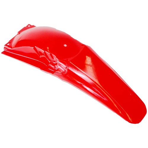 Red Plastics Rear Tail Mud Guard Fender CRF250 Style Pit Pro Trail Dirt Bike
