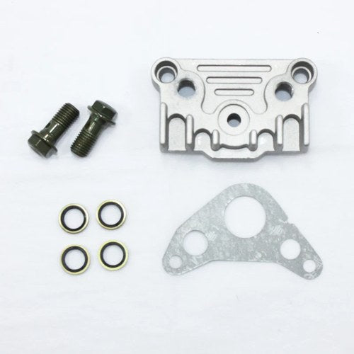 Oil Cooler Radiator Adapter Plate 110cc 125cc 140cc Pit Pro Trail Dirt Bike ATV