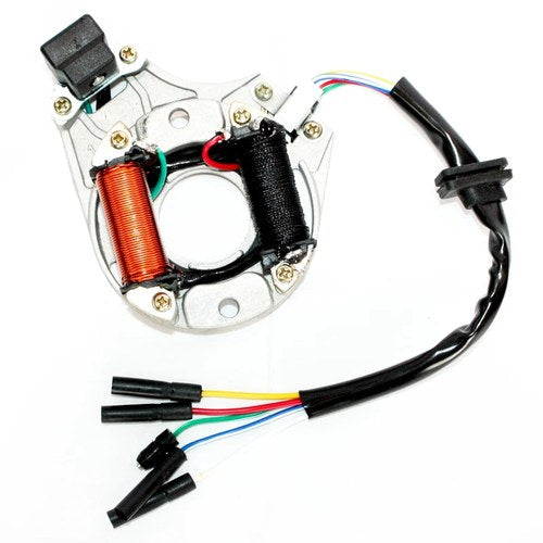 Magneto Flywheel E-start Stator Plate 90cc 110cc Pit Quad Dirt Bike ATV Buggy