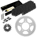 Black O-Ring Drive Chain & Sprockets Kit for Suzuki GSF600S Bandit 600 2000-03