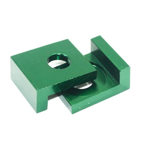 Green 12mm Alloy Chain Adjuster Block Tensioner Pit Pro Quad Trail Dirt Bike ATV