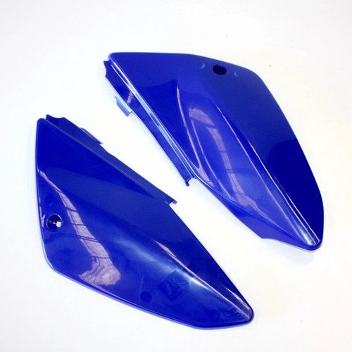 Blue Plastic Left Right Number Plate Guard Fender CRF70 Style Pit Pro Dirt Bike