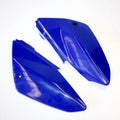 Blue Plastic Left Right Number Plate Guard Fender CRF70 Style Pit Pro Dirt Bike