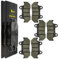 Front And Rear Brake Pads for Honda GL1200SE-I Gold Wing 1200 Aspencade 1986