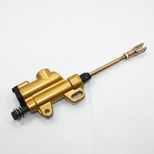 Gold 10mm Banjo Back Rear Hydraulic Brake Master Cylinder Pit PRODirt Bike