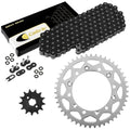 Black O-Ring Drive Chain W/Front Rear Sprockets Kit for Honda XR200R 1986-2002