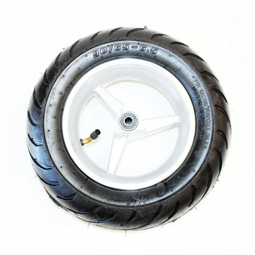 90/65 - 6.50 Front Wheel + Road Tyre Tire 49cc Mini Pocket Rocket Pit Dirt Bike