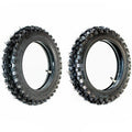 2.50- 10" Front & 3.00- 10" 10 Inch Rear Knobby Tyre Tire Tube Pit Pro Dirt Bike