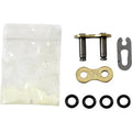 JT Chains 520 X1R Expert Series HD Sealed Clip Connecting Link (Gold/Black)