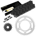 Black Drive Chain And Sprocket Kit for Suzuki GSX-R1000 2007 2008 525-Chain