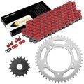 Red Drive Chain And Sprocket Kit for Suzuki GSX-R750 2006-2018