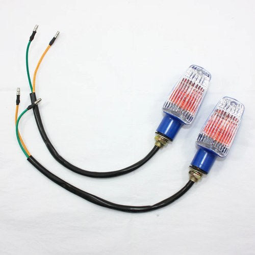 Blue 12V Rec Reg Indicator Turn Signal Light Pit Pro Dirt Motorcycle Bike MX