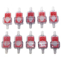 10X 6mm Inline Petrol Fuel Filter Cleaner Pit Pro Trail Quad Dirt Bike ATV Buggy
