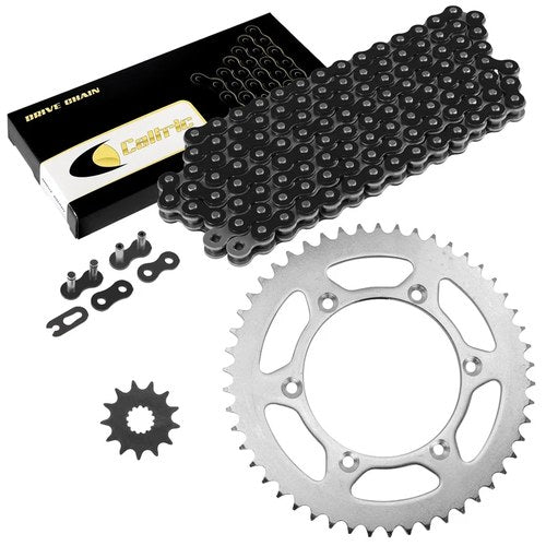 Black Drive Chain And Sprocket Kit for Yamaha YZ450FX 2016 2017 2018