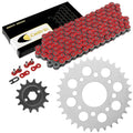 Red Drive Chain And Sprocket Kit for Honda CMX250C Rebel 250 1985-2016