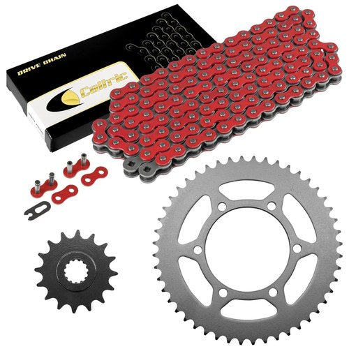 Red Drive Chain And Sprocket Kit for Yamaha R6S YZF-R6S 2006 2007 2008 2009