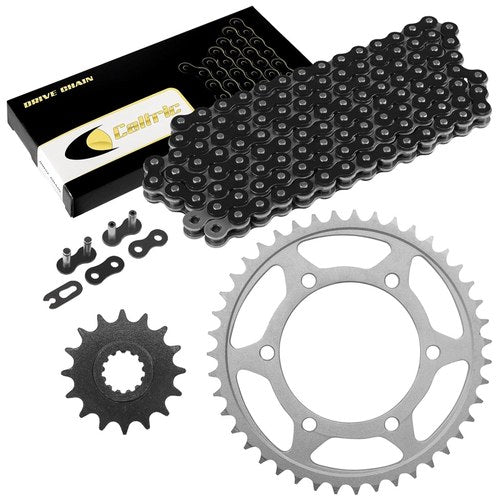 Black Drive Chain And Sprocket Kit for Yamaha YZF-R1 1998-2003 (530-Chain Type)