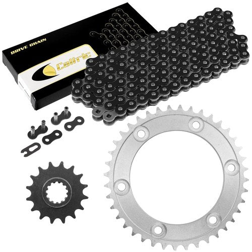 Black Drive Chain And Sprocket Kit for Honda RVT1000R Rc51 2000-2006