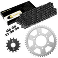 Black Drive Chain And Sprocket Kit for Suzuki GS550E GS550Ef GS550Es 1983-1986