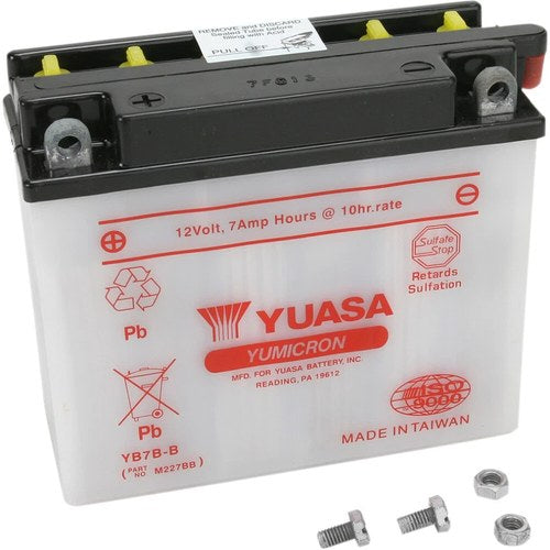 Yuasa Yumicron High Performance Conventional Battery (YB7B-B) YUAM227BB