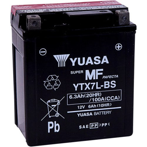 Yuasa Fresh Pack Maintenance-Free Agm Battery (YTX7L-BS) YUAM327BS