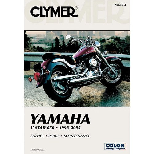 Clymer Physical Book for Yamaha V-Star 650 (1998-2011) | M495-7