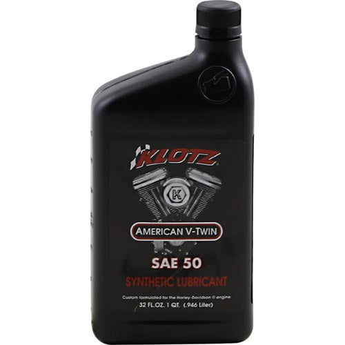 Klotz Oil V-Twin TechniPlate Full Synthetic Motor Oil | 50W | 1 Quart | KH-50