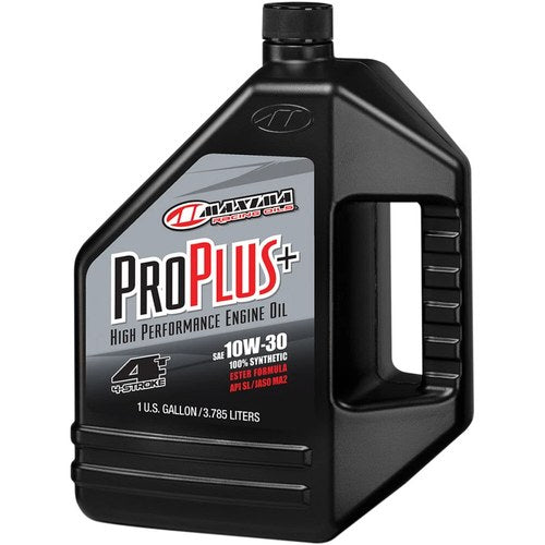 Maxima Racing Oil Pro Plus+ 4T Synthetic 4-Stroke Motor Oil | 10W-30 | 1 Gallon
