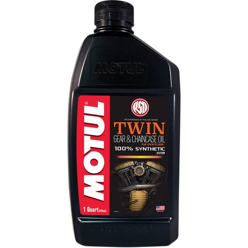 Motul V-Twin Motorcycle Full-Synthetic Gear & Chaincase Oil | 1 Quart | 108063