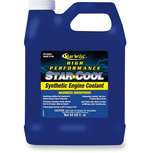Star Tron Star-Cool Premium Synthetic PG Engine Coolant | 64 oz | 33264