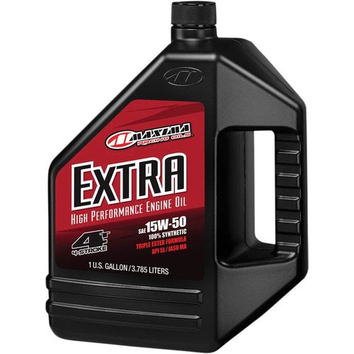Maxima Racing Oil Maxum 4 Extra 4-Stroke Synthetic Motor Oil | 15W-50 | 1 Gallon