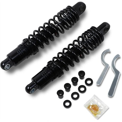 Drag Specialties Adjustable Ride-Height Shocks | Black | 12.5" | C160167NUAB