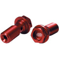 Pro Circuit Banjo Bolt/Washer Kit (Anodized; Red) BB08065