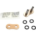 EK Chains 525 ZVX3 Series Mlj ZX-Ring Rivet Master Connecting Link (Gold)