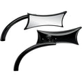 Arlen Ness - 13-418 - Micro Die-Cast Four Point Mirror, Left - Black