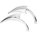 Arlen Ness - 13-060 - Micro Die-Cast Scoop Triangle Mirror, Left - Chrome