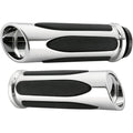 Arlen Ness - 07-050 - Deep Cut Comfort Grips, Chrome