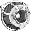 Arlen Ness - 18-934 - Inverted Series Air Cleaner Kit, Bevelled - Chrome