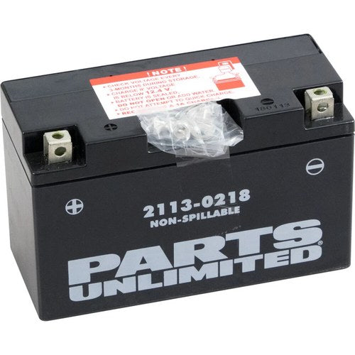 Parts Unlimited Factory-Activated Agm Maintenance-Free Battery FA YT7B-BS