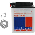 Parts Unlimited 12V Heavy-Duty Battery YB14A-A2 (RCB14A-A2)