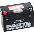 Parts Unlimited Factory-Activated Agm Maintenance-Free Battery YT9B-4/YT9B-BS