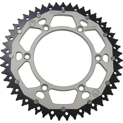 Moose Racing 51T Dual Rear Sprocket (Silver) 51-tooth | 1210-1470