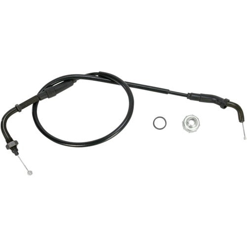 Motion Pro Black Vinyl Pull Throttle Cable (02-0439)