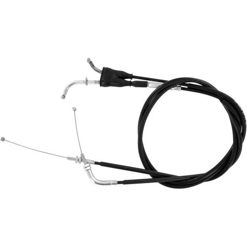 Motion Pro Black Vinyl Push/Pull Throttle Cable Set (04-0234)