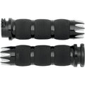 Avon Air Cushion Grips for H-D Motorcycles w/Cable Throttle (EXCALIBUR Black)