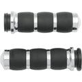 Avon Velvet Air Grips for H-D Motorcycles w/Fly-By-Wire Throttle (Chrome)