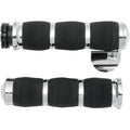 Avon Air Cushion Grips 1" for Metric Cruisers (THROTTLE Boss Chrome)